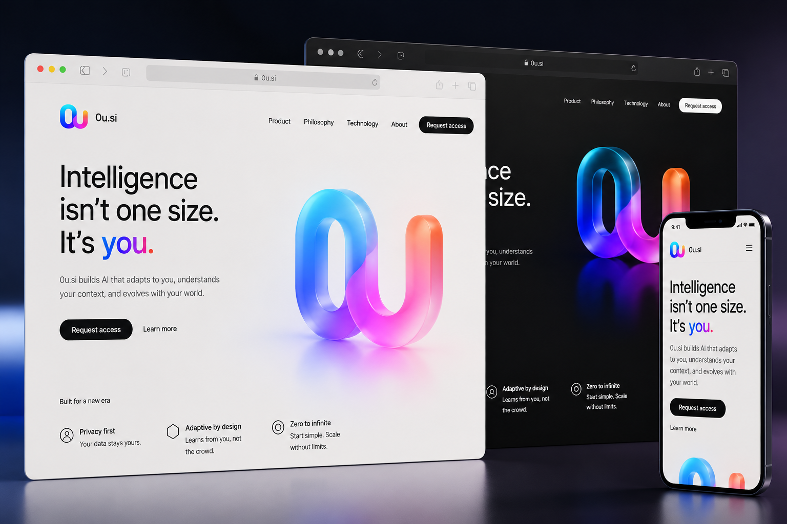 0u.si website concept preview enlarged