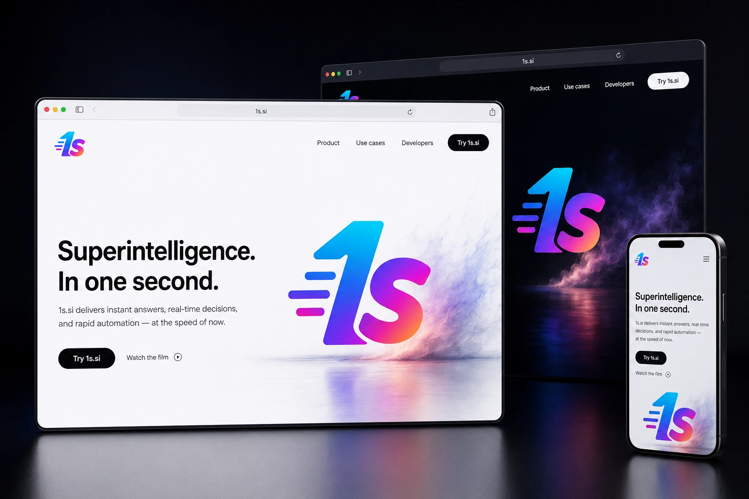 1s.si website concept preview