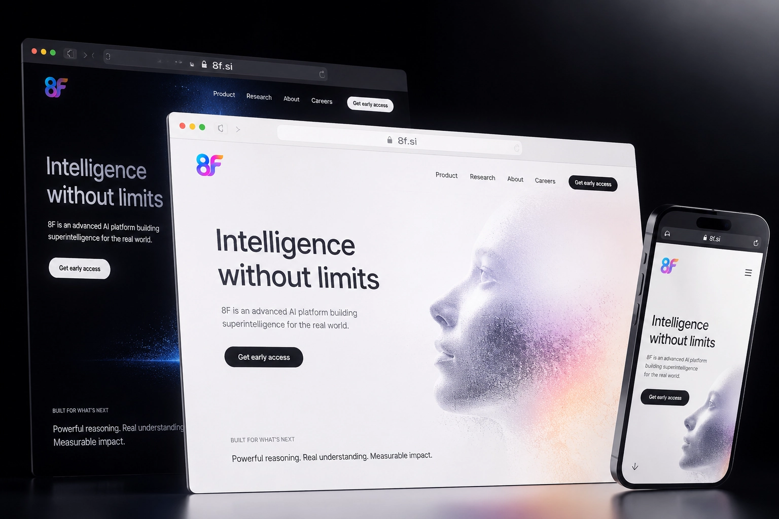 8f.si website concept preview