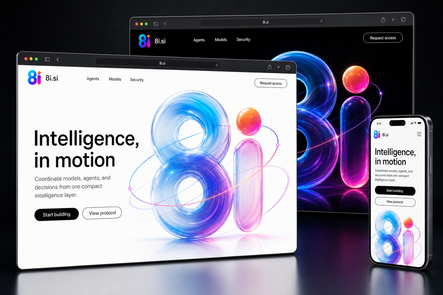 8i.si website concept preview enlarged