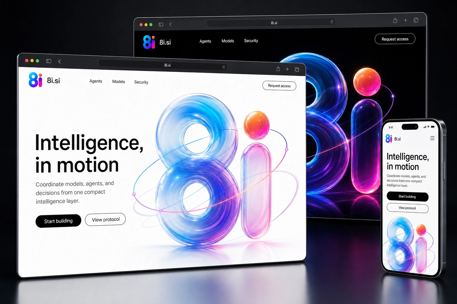 8i.si website concept preview