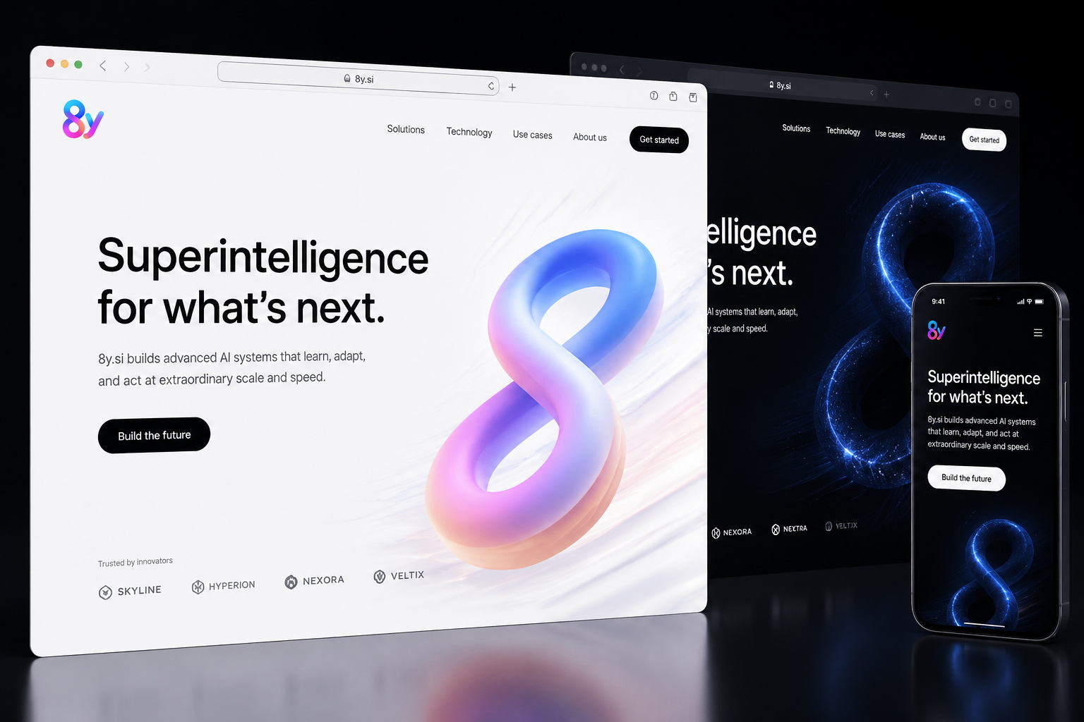 8y.si website concept preview