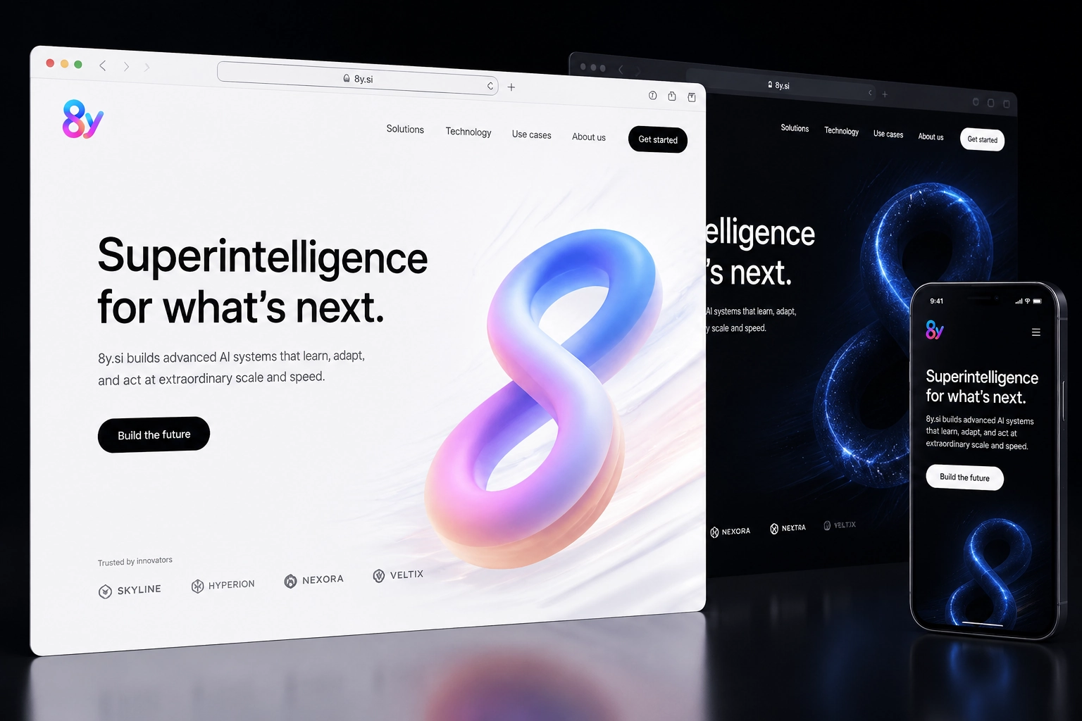 8y.si website concept preview