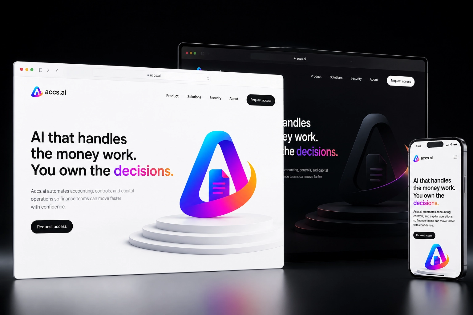 accs.ai website concept preview