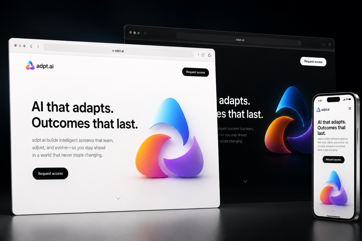 adpt.ai website concept preview