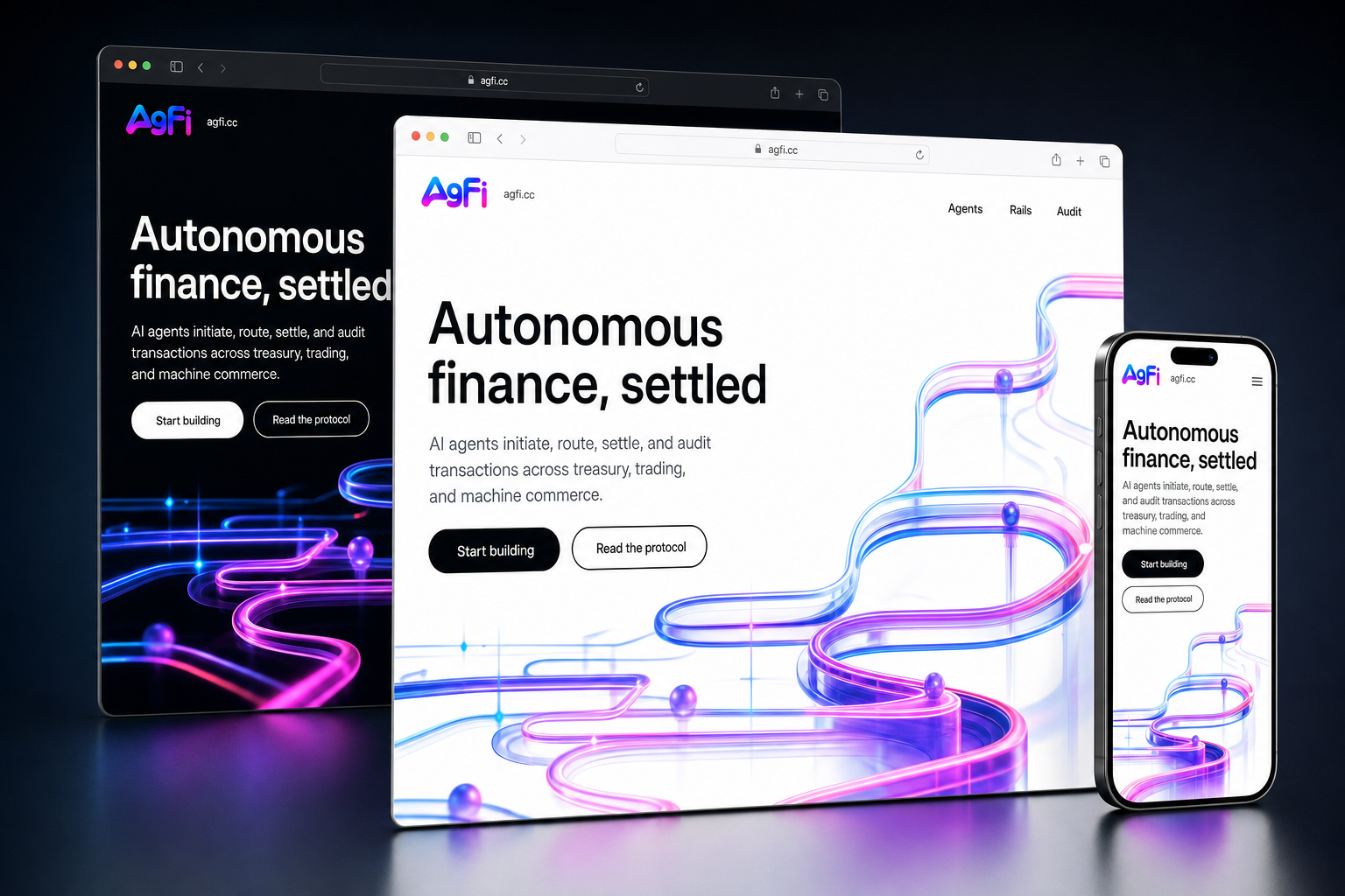 agfi.cc website concept preview enlarged