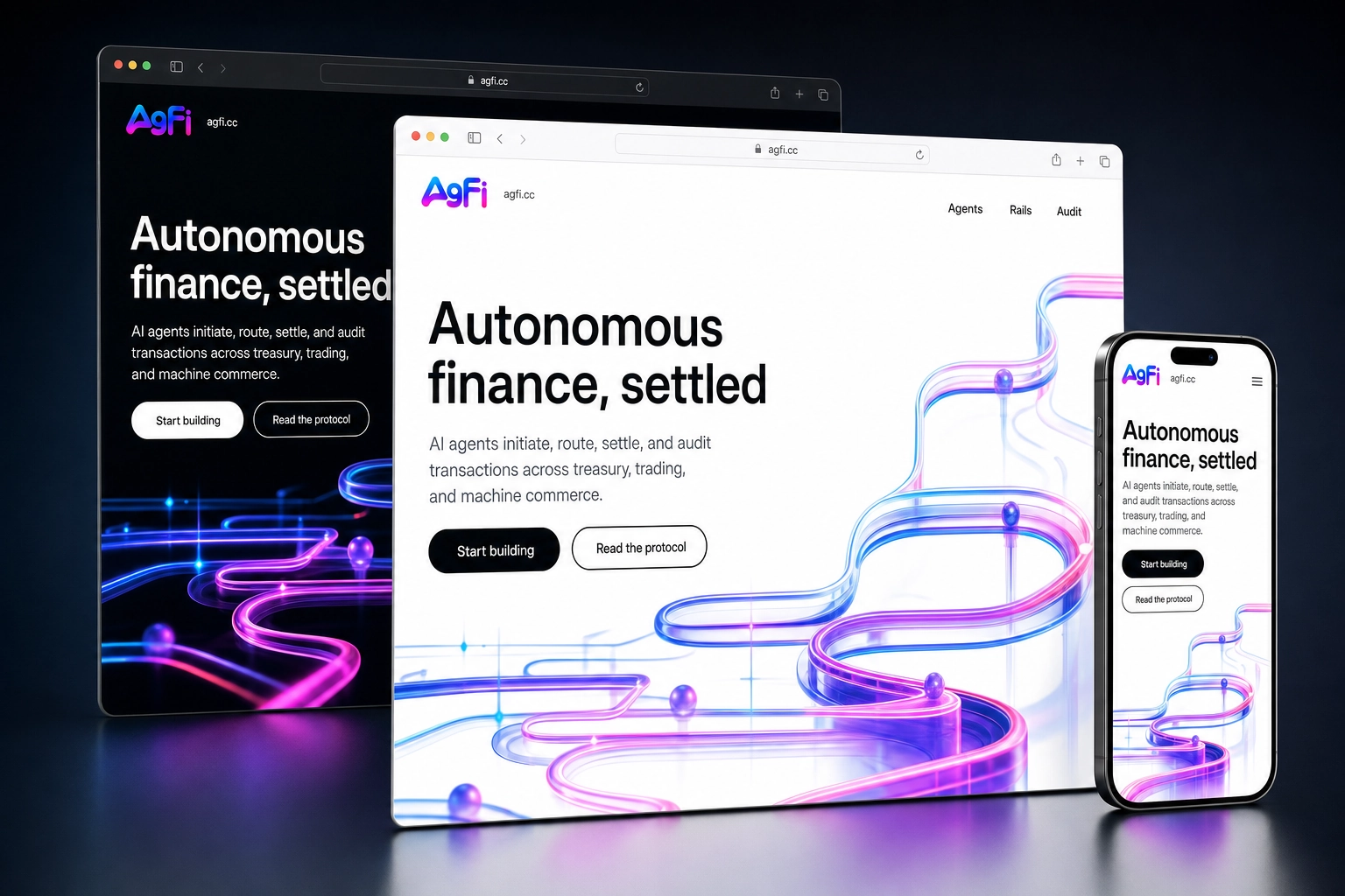 agfi.cc website concept preview