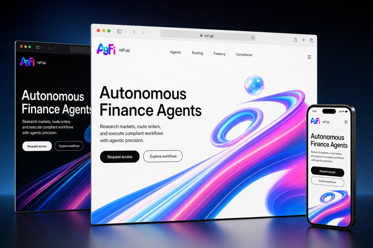 agfi.gg website concept preview enlarged