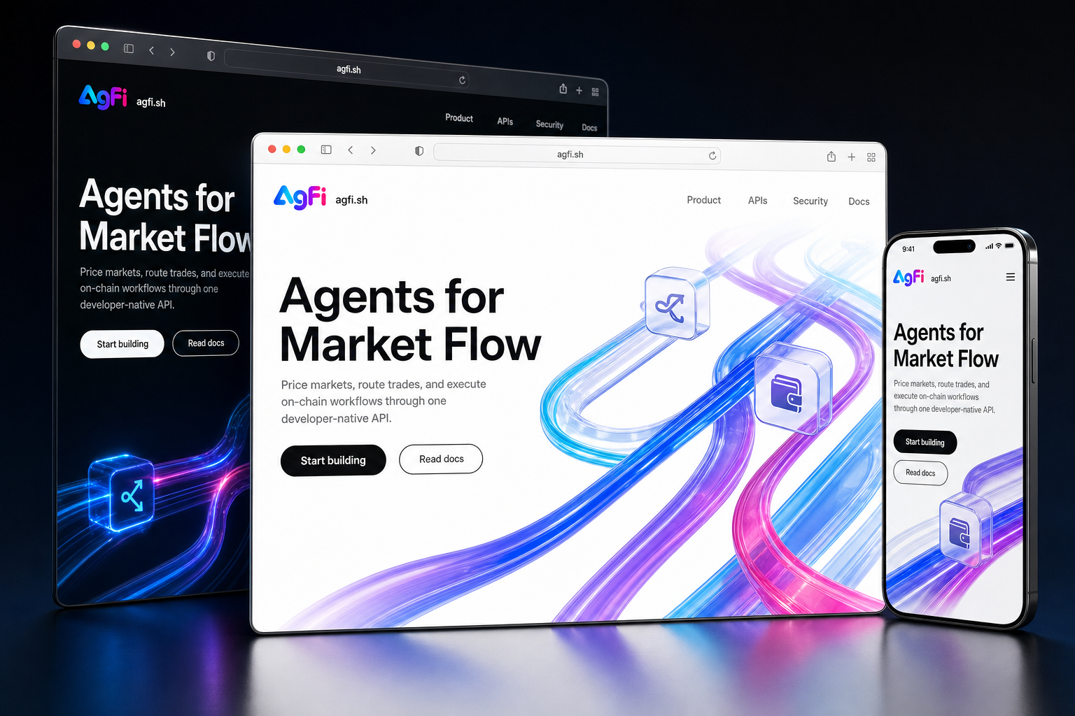 agfi.sh website concept preview enlarged
