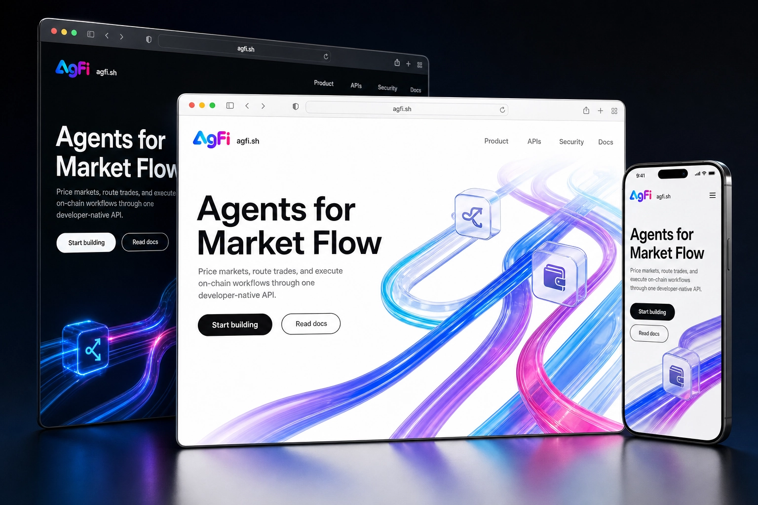 agfi.sh website concept preview