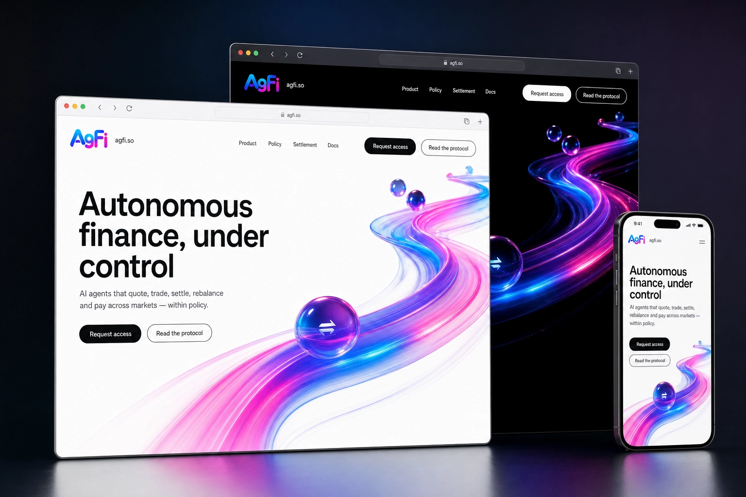 agfi.so website concept preview