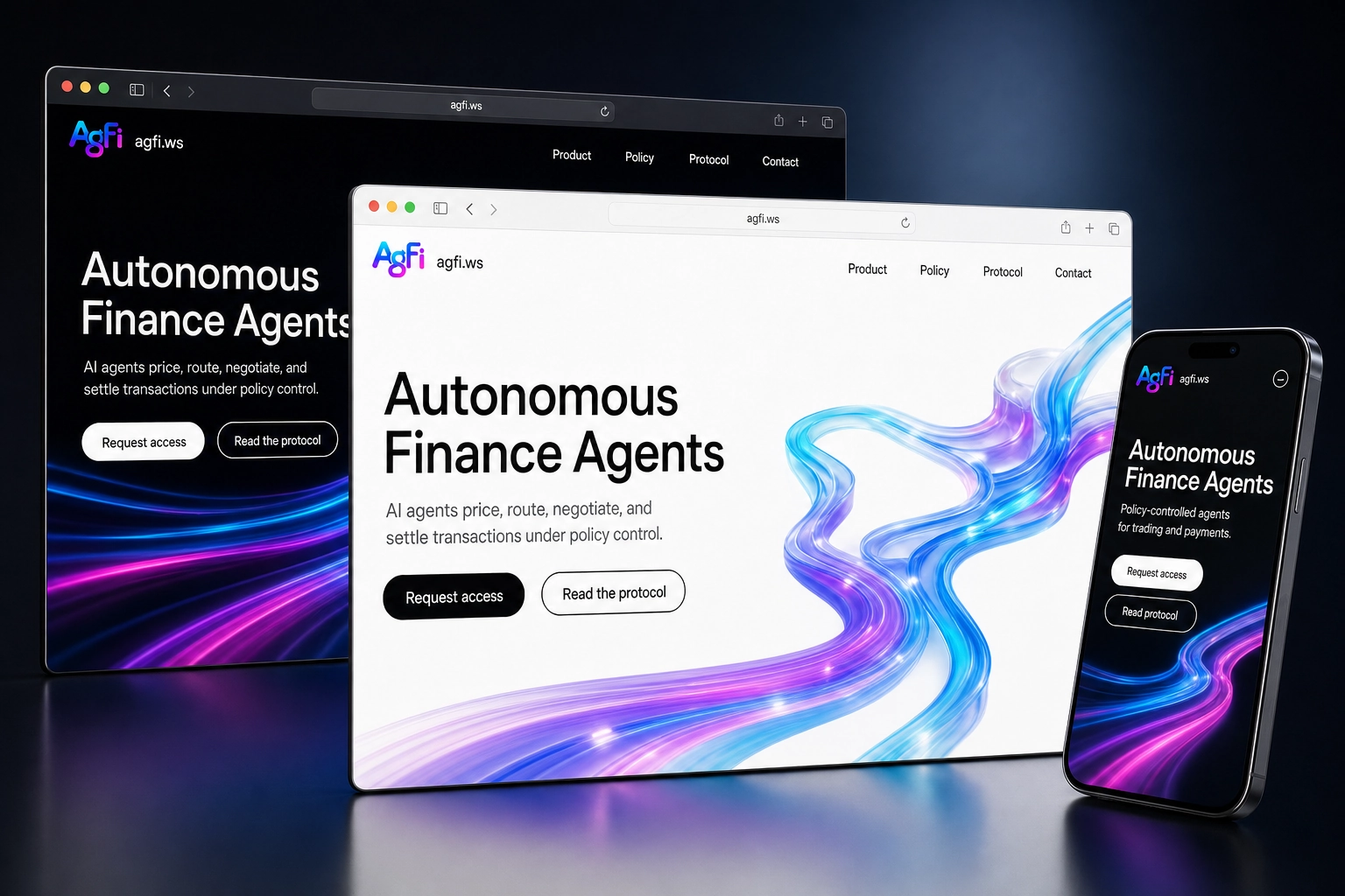 agfi.ws website concept preview