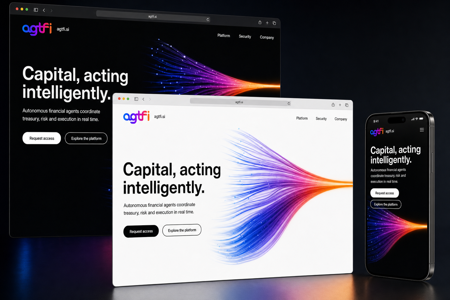agtfi.si website concept preview enlarged