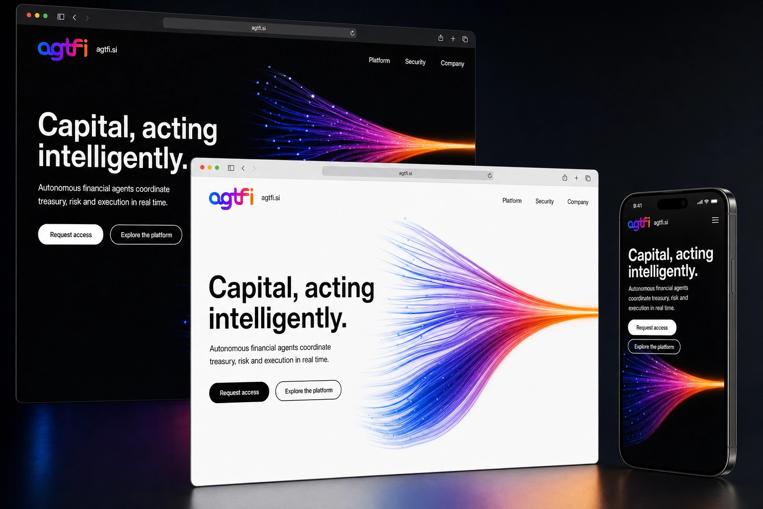 agtfi.si website concept preview