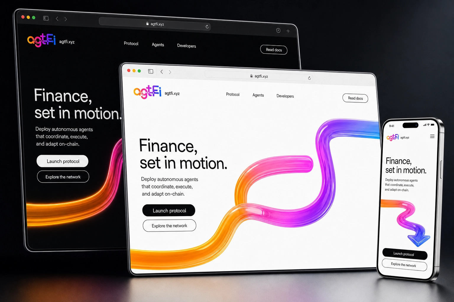 agtfi.xyz website concept preview