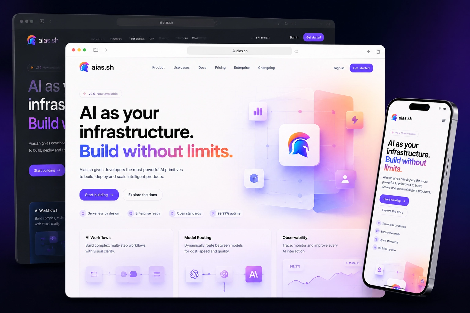aias.sh website concept preview