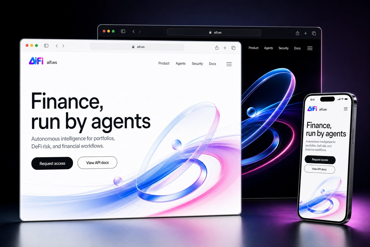 aifi.ws website concept preview