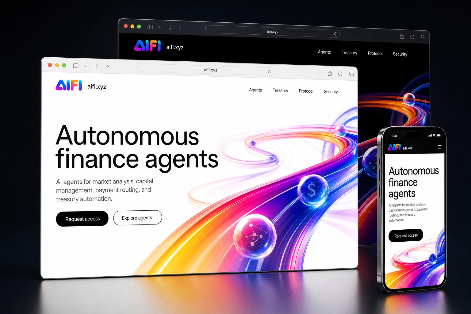 aifi.xyz website concept preview
