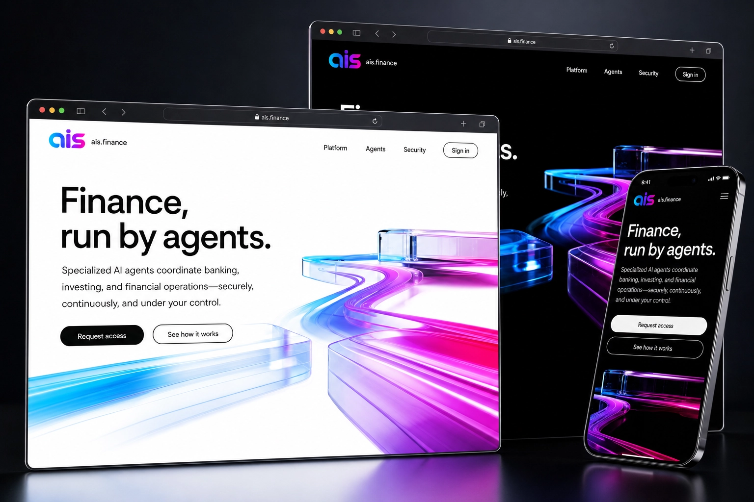ais.finance website concept preview