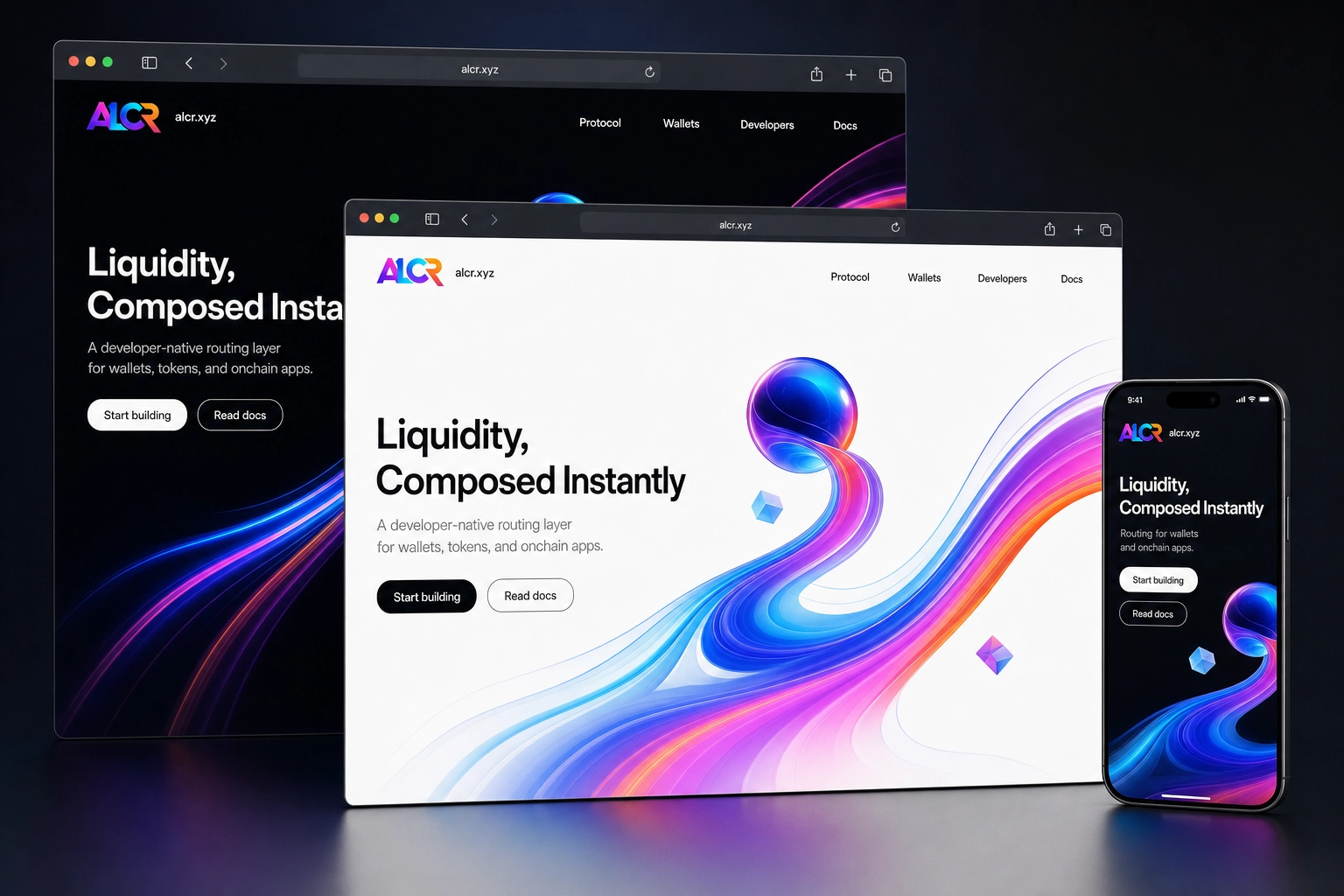 alcr.xyz website concept preview