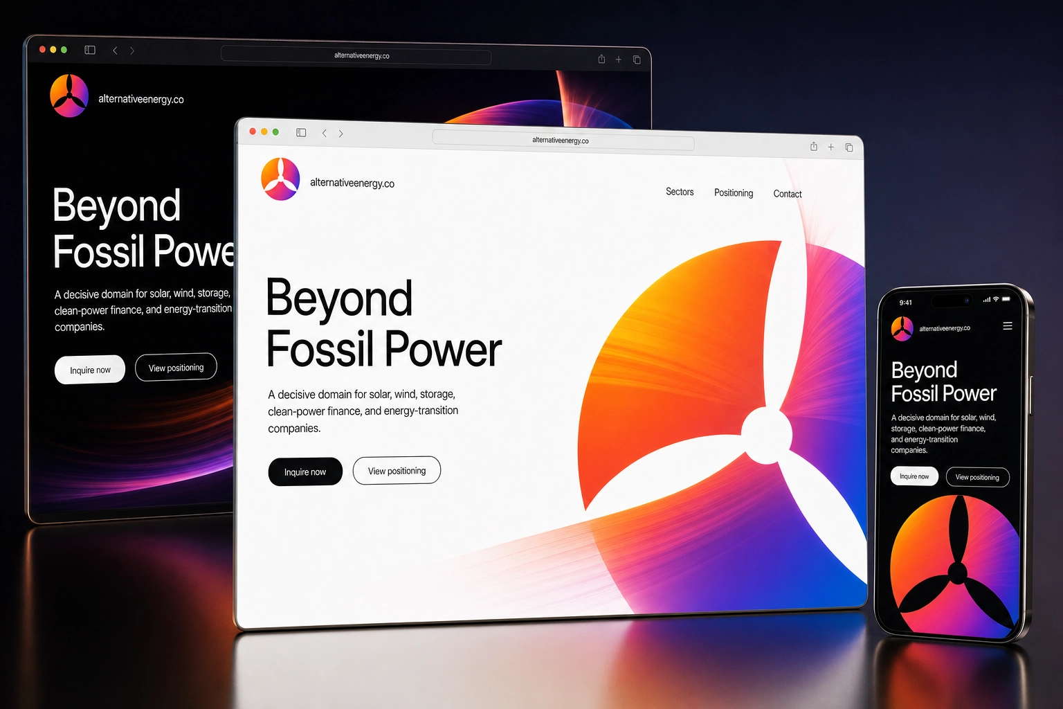 alternativeenergy.co website concept preview
