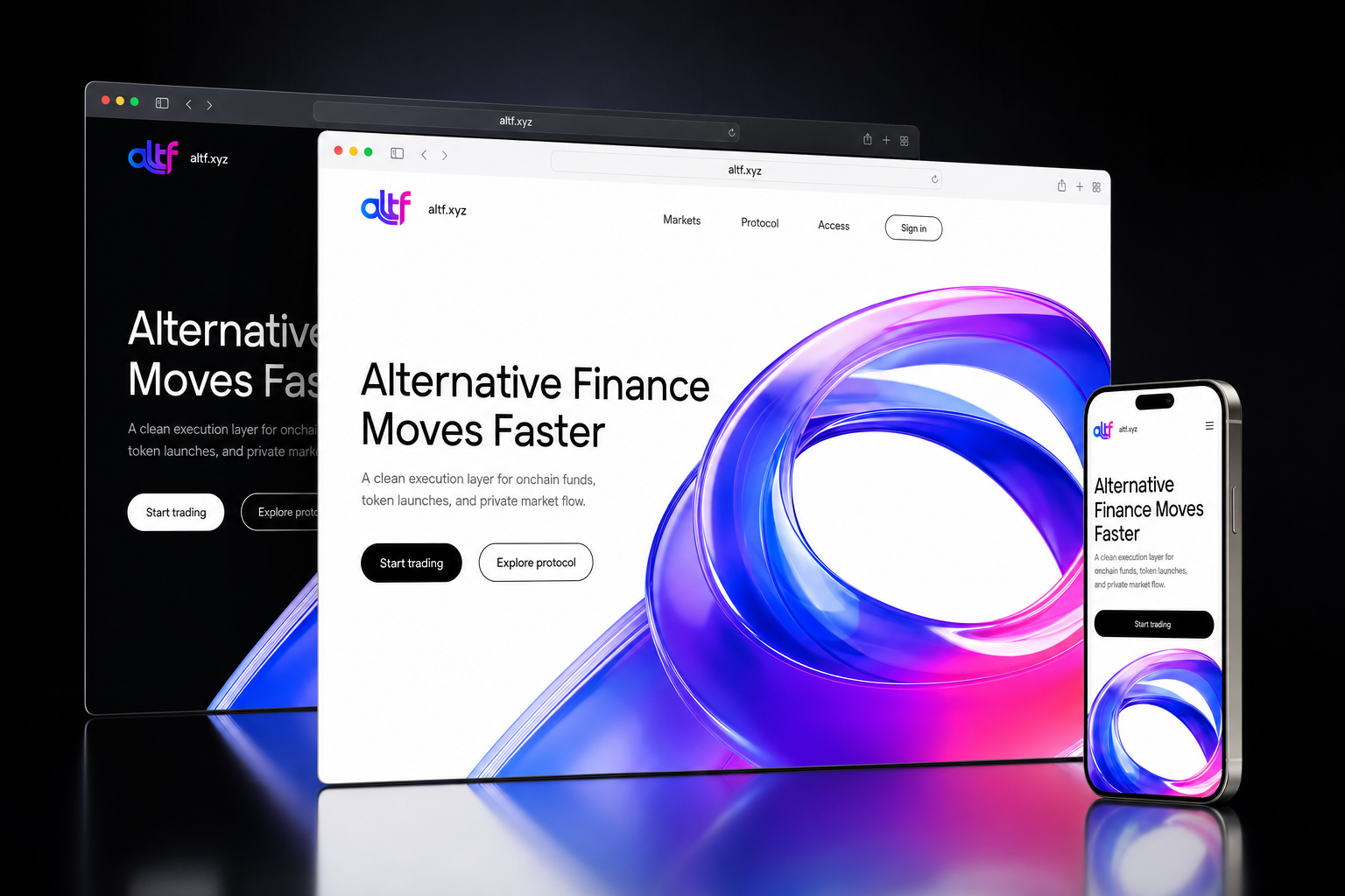 altf.xyz website concept preview enlarged