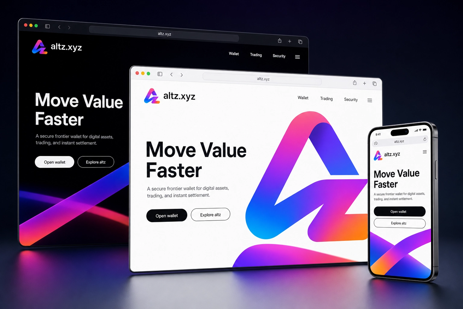 altz.xyz website concept preview