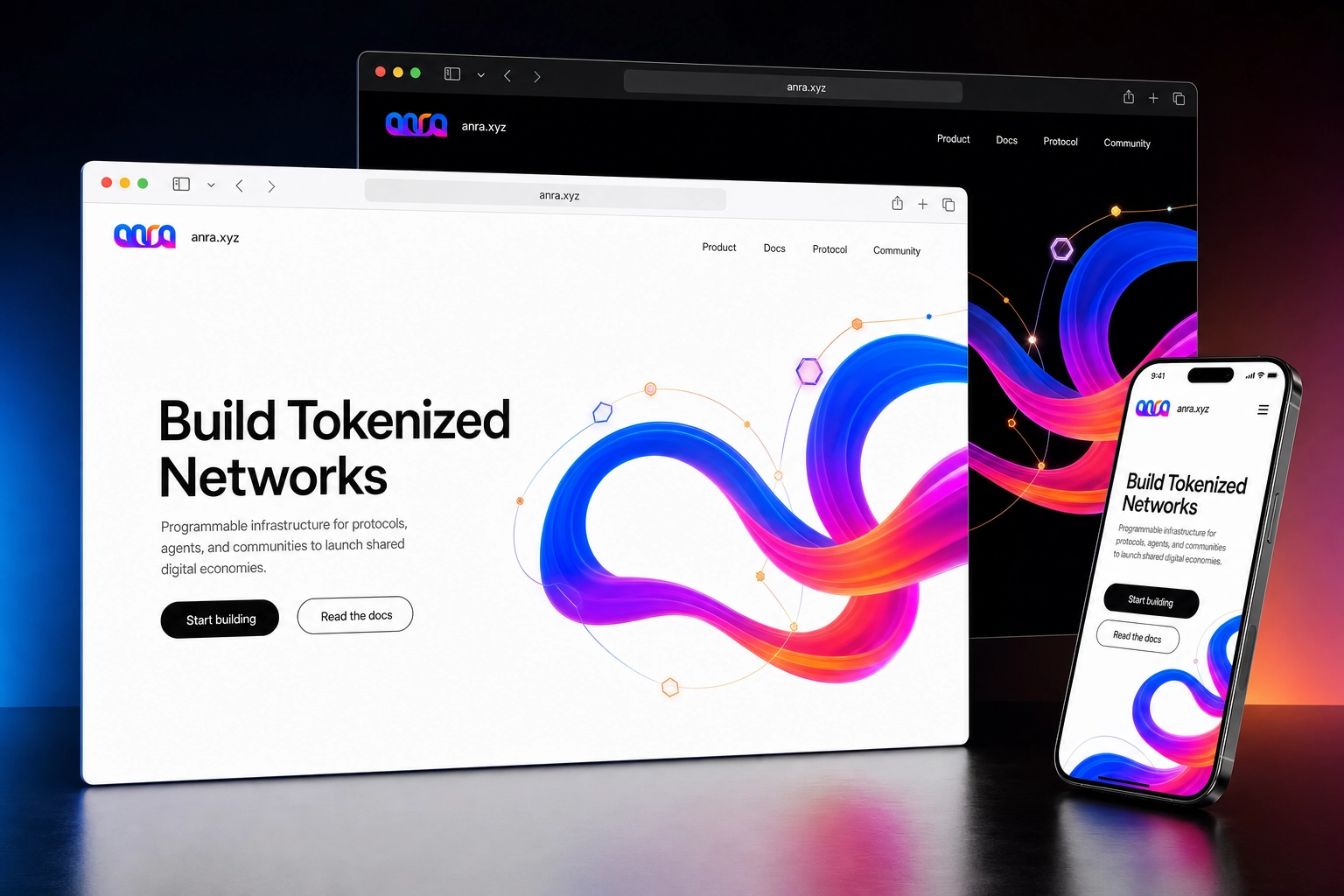 anra.xyz website concept preview