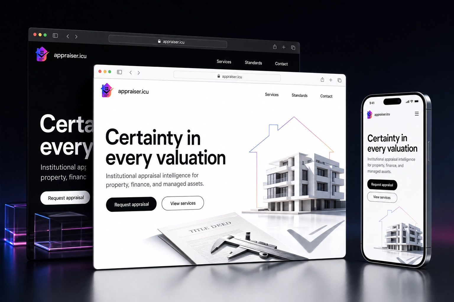 appraiser.icu website concept preview