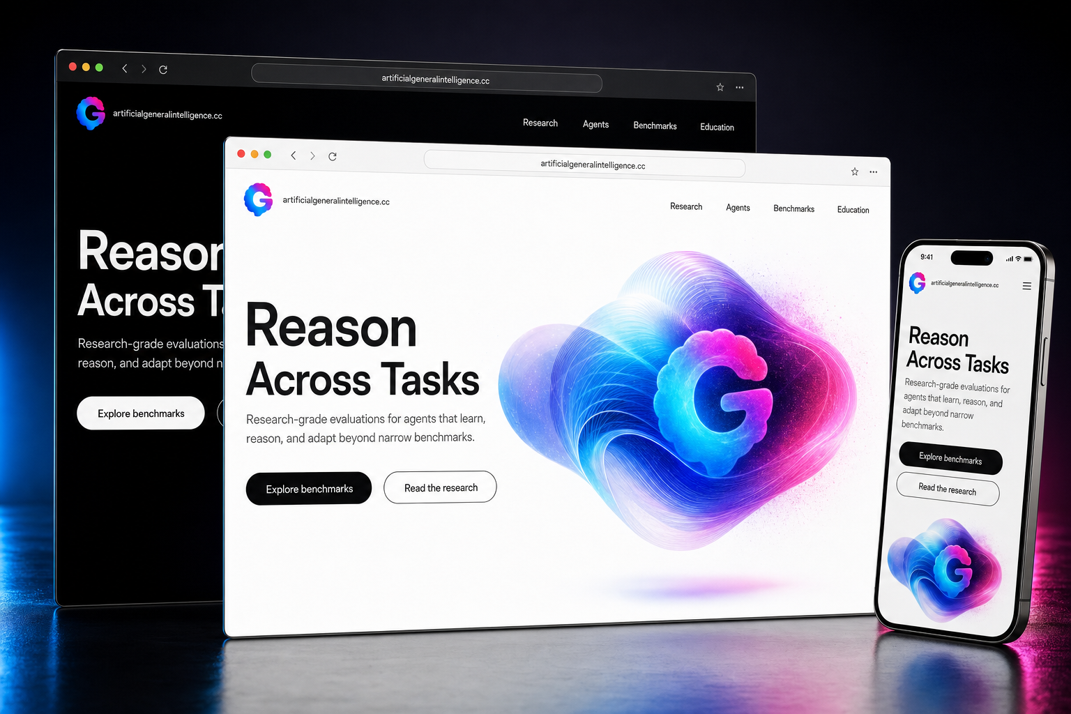 artificialgeneralintelligence.cc website concept preview enlarged