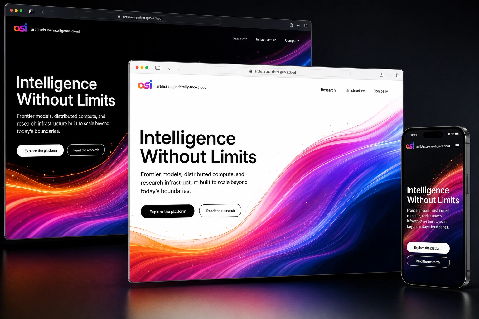 artificialsuperintelligence.cloud website concept preview