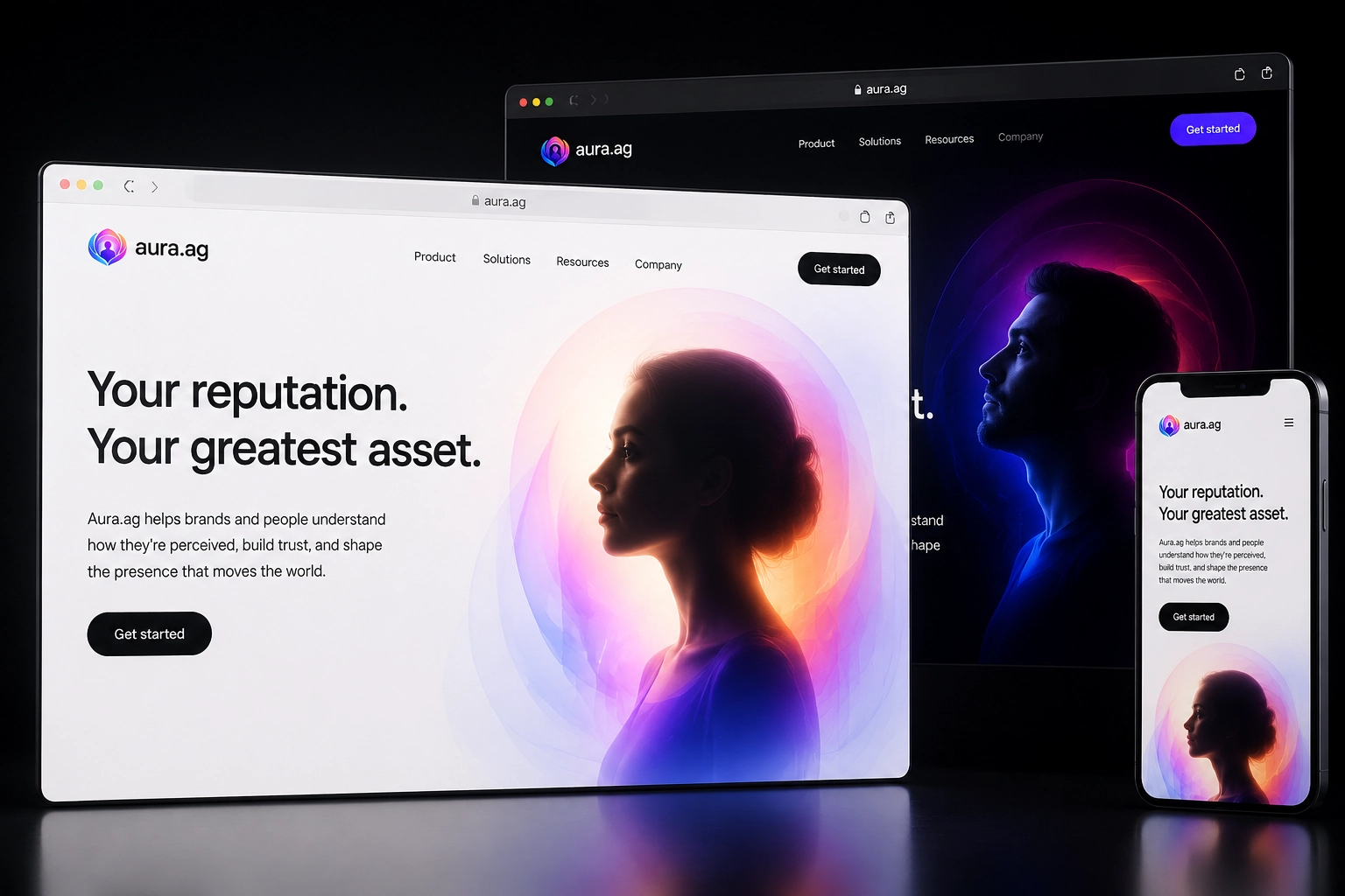 aura.ag website concept preview