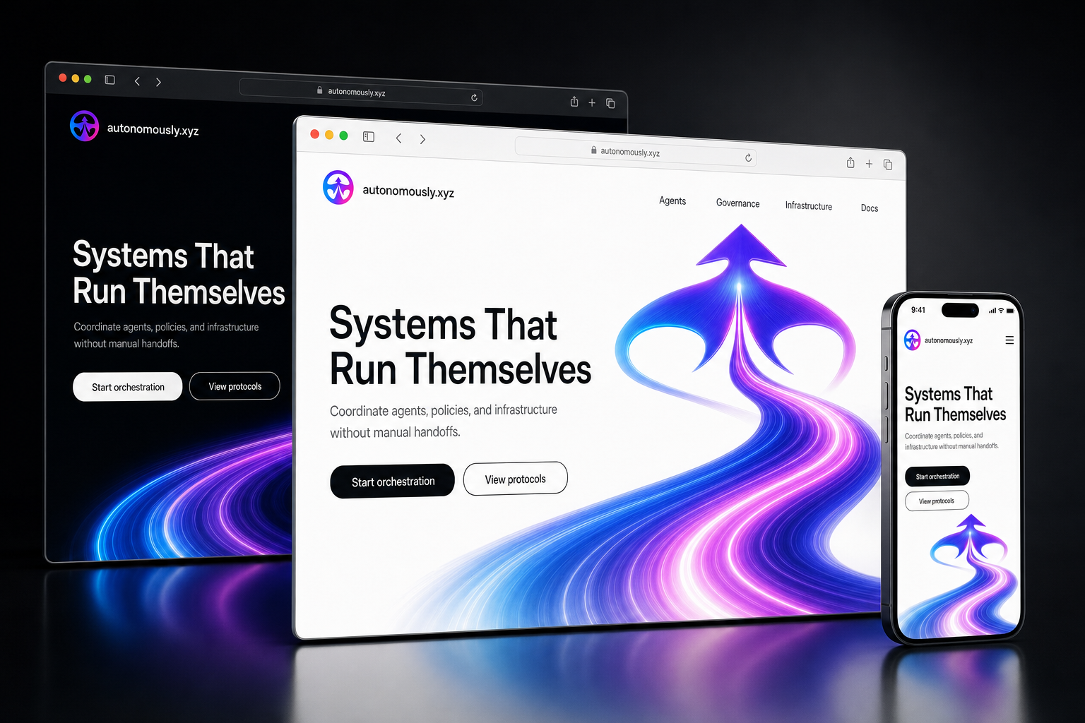 autonomously.xyz website concept preview enlarged