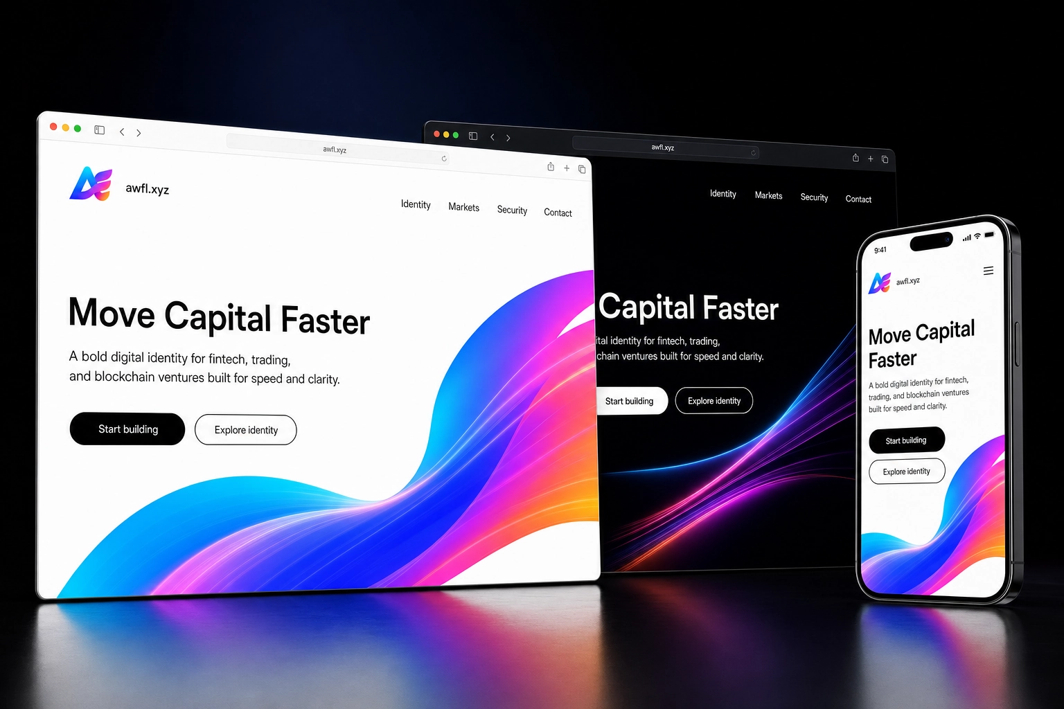 awfl.xyz website concept preview