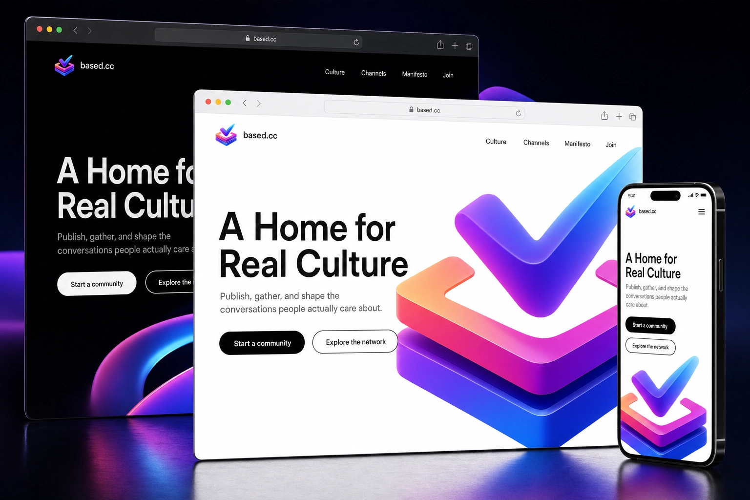 based.cc website concept preview