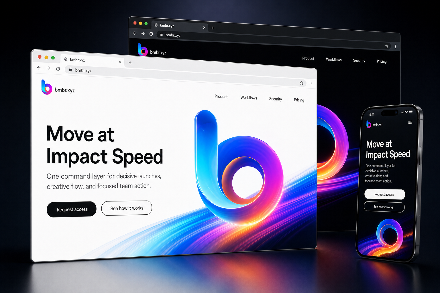 bmbr.xyz website concept preview