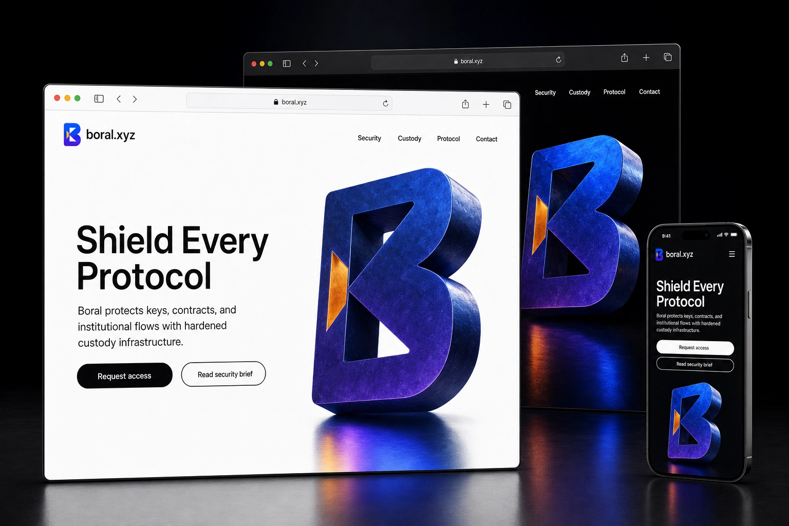boral.xyz website concept preview