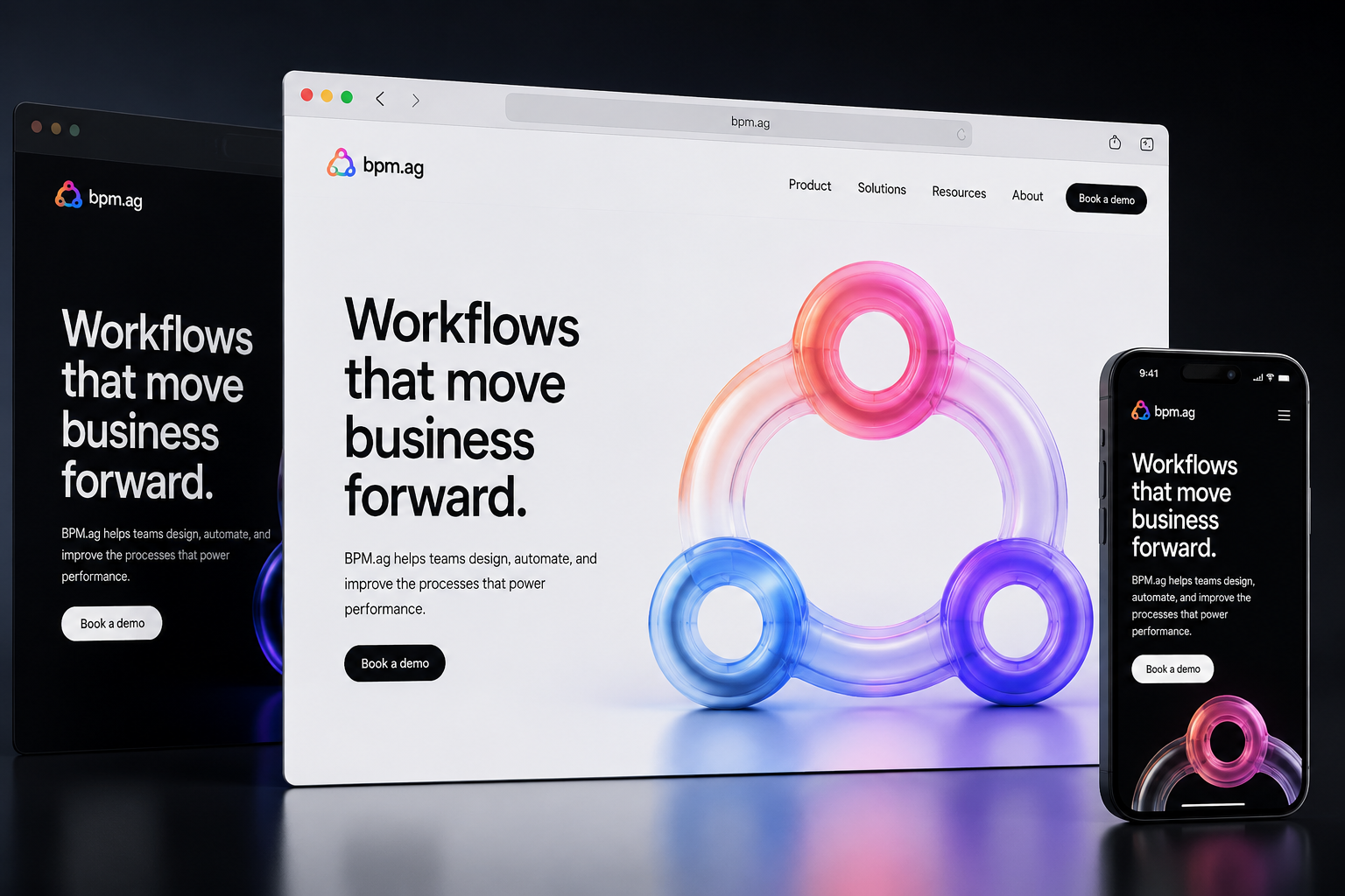 bpm.ag website concept preview