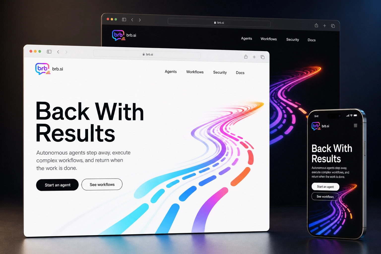 brb.si website concept preview