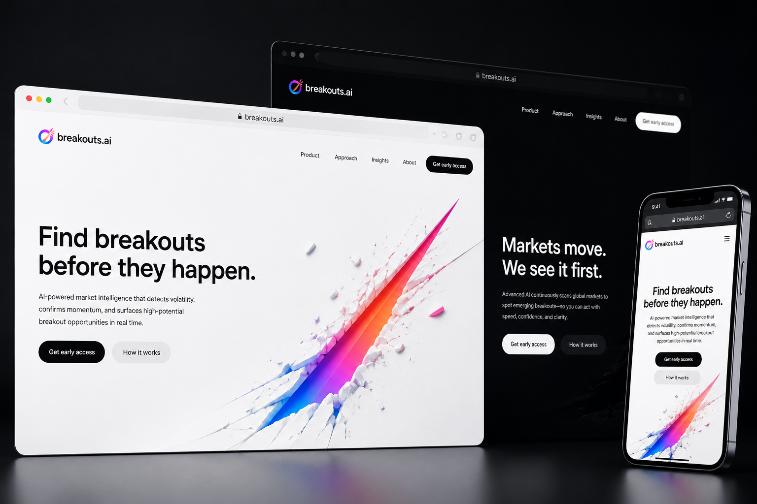 breakouts.ai website concept preview