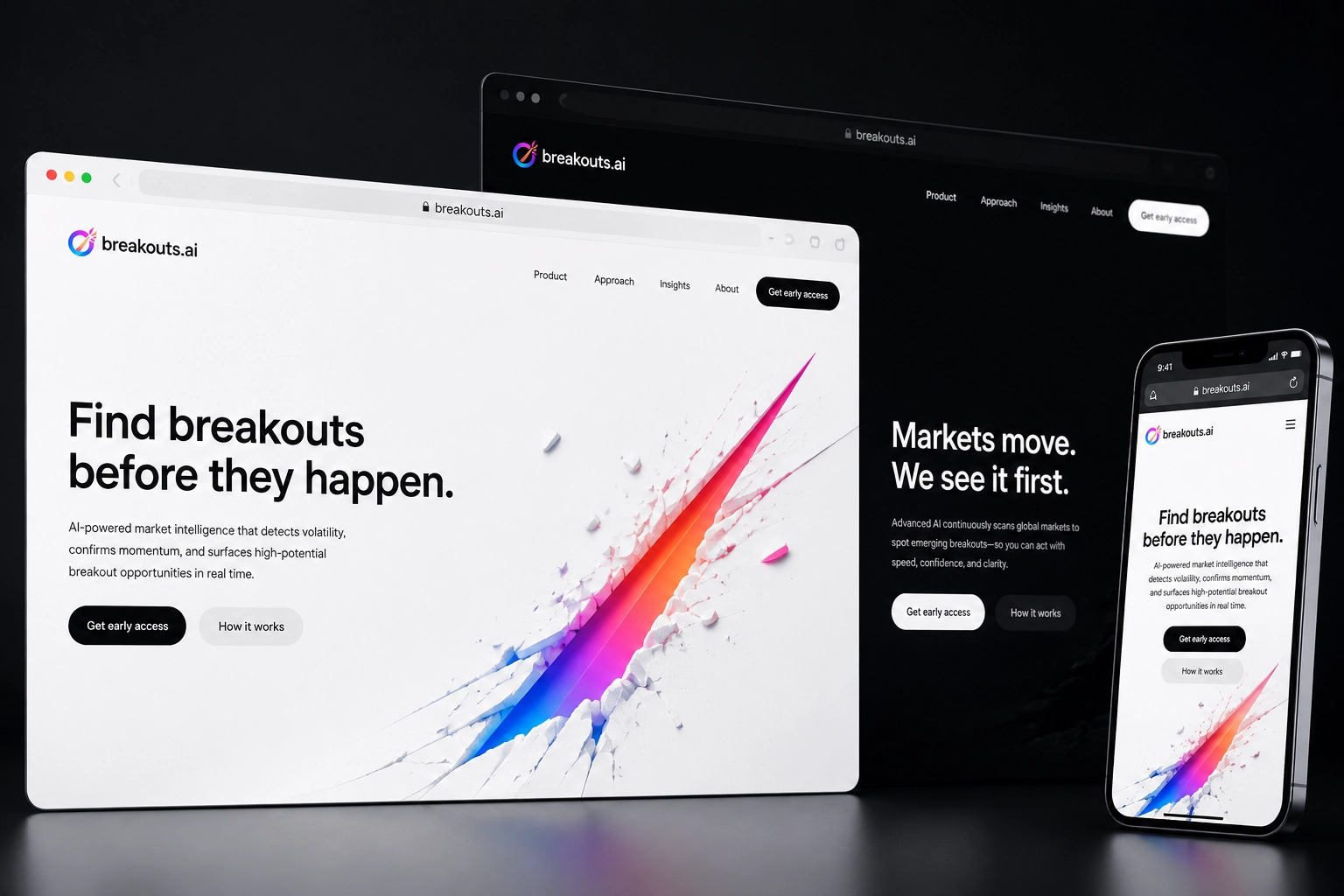 breakouts.ai website concept preview