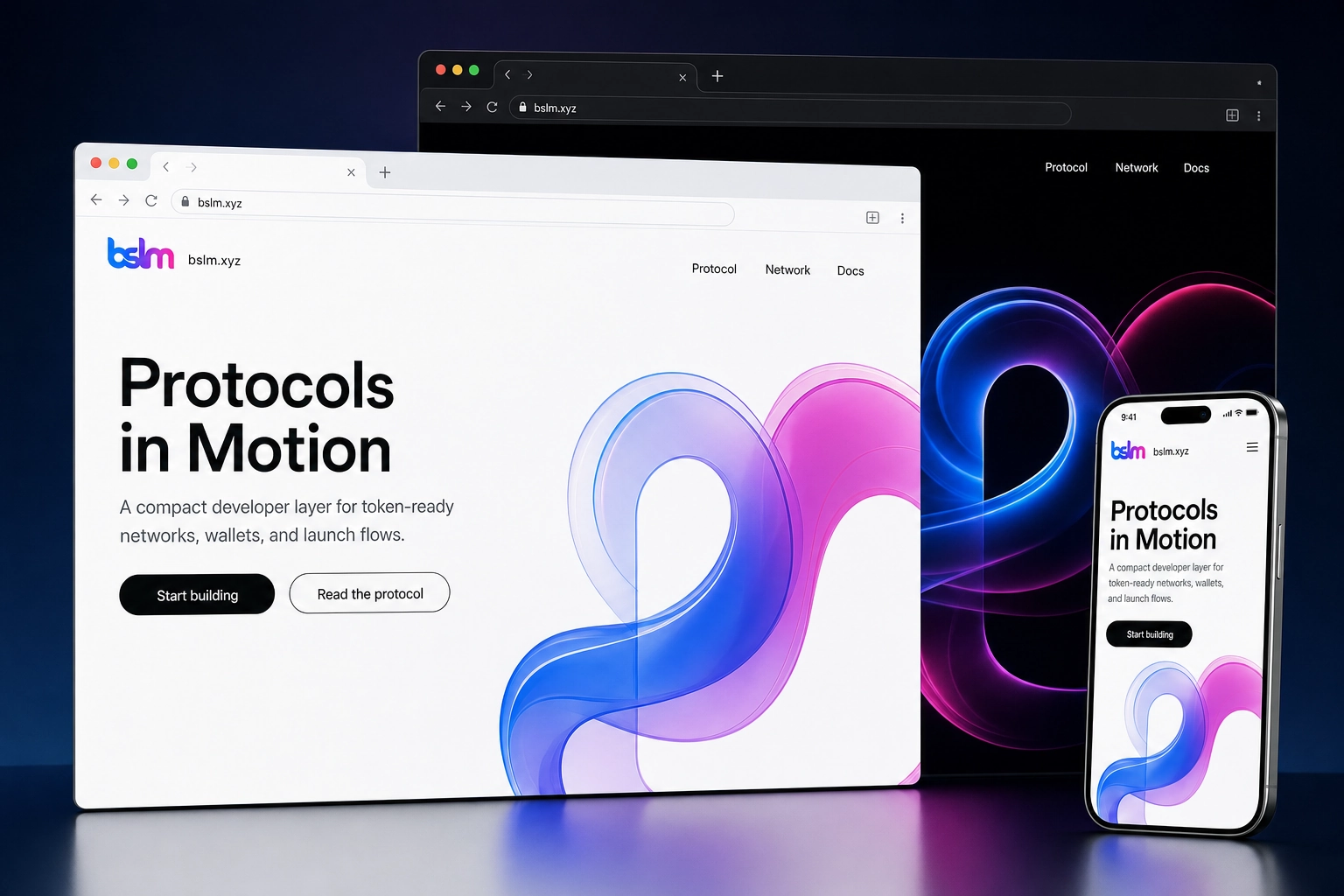 bslm.xyz website concept preview