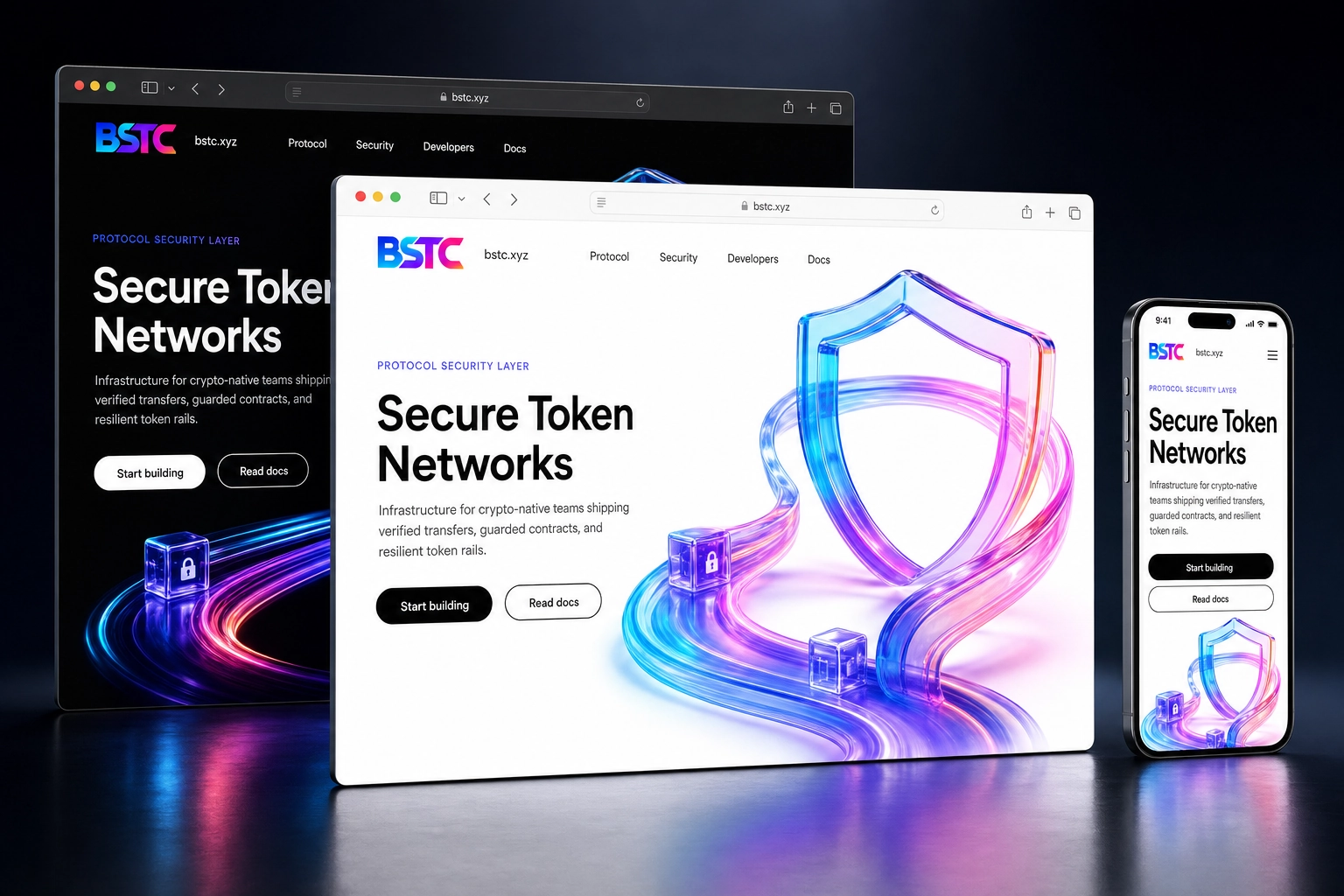 bstc.xyz website concept preview