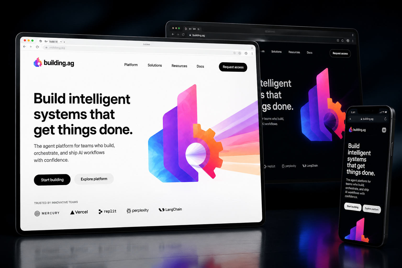 building.ag website concept preview