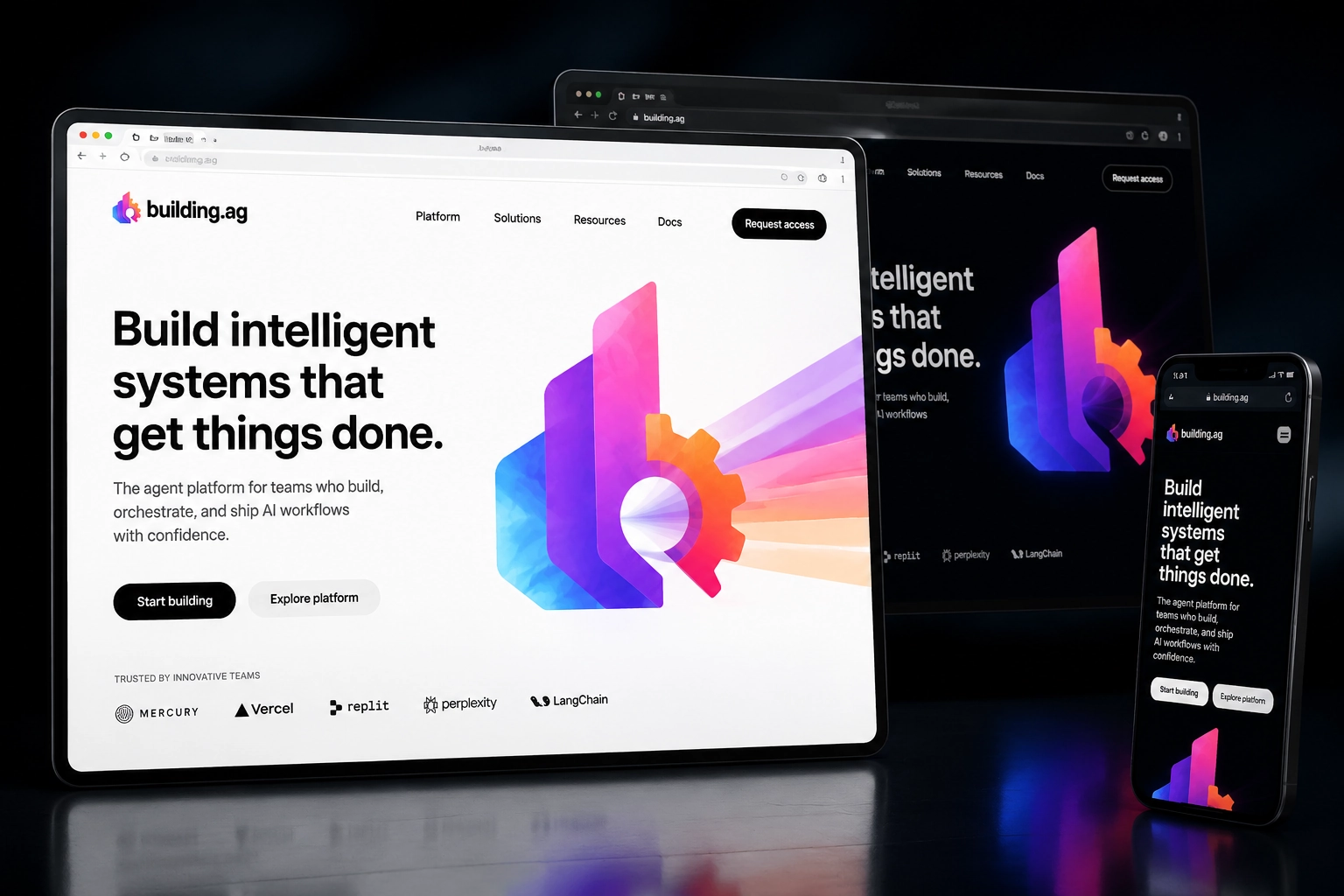 building.ag website concept preview