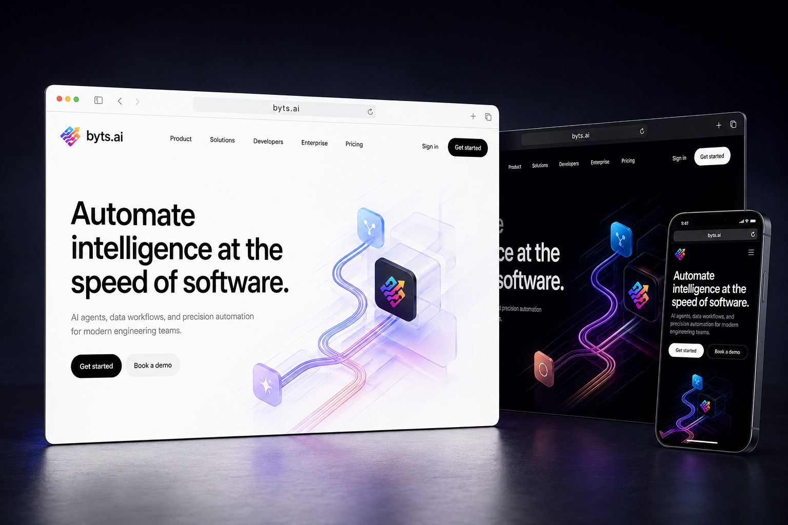 byts.ai website concept preview