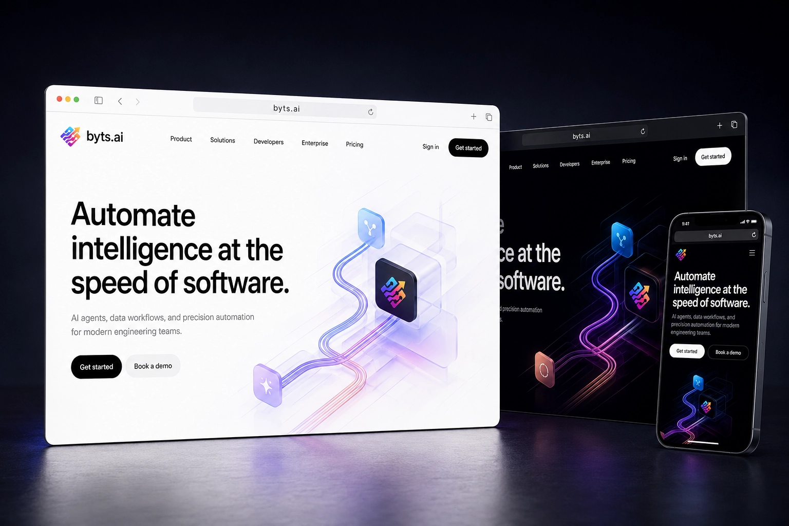 byts.ai website concept preview