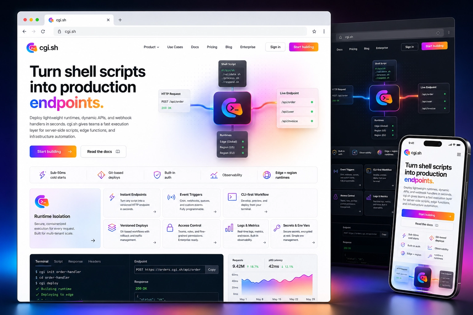 cgi.sh website concept preview