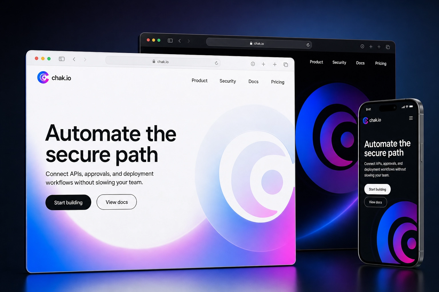 chak.io website concept preview