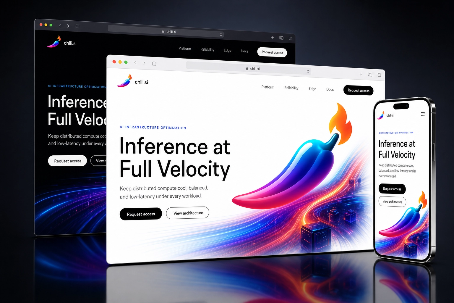 chili.si website concept preview
